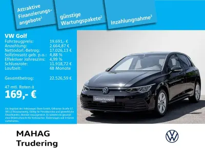 Gebraucht VW Golf VIII Life 131 PS (96 kW) 2023 Schwarz Limousine