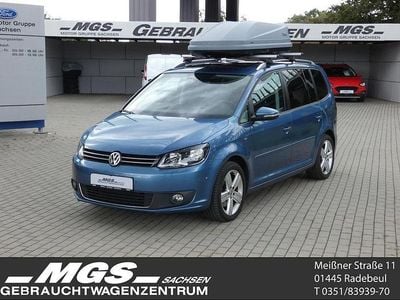 Pacific blue metallic Gebraucht 2014 VW Touran Cup Van / Kleinbus | 10.000 € (Guter Preis)