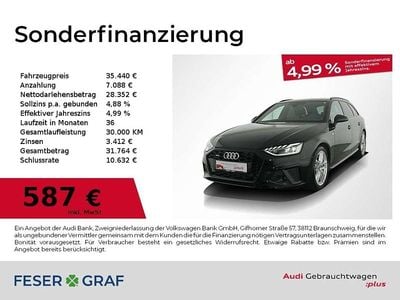 Gebraucht Audi A4 S-Line 265 PS (194 kW) 2023 Mythosschwarz metallic Kombi