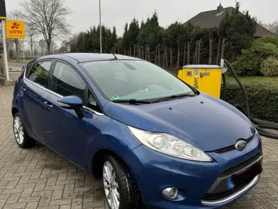 Gebraucht Ford Fiesta Titanium 2009 Blau Kleinwagen