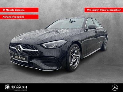 Gebraucht Mercedes C220 AMG line 197 PS (144 kW) 2024 Unilack schwarz uni Limousine