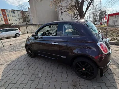 Brugt Fiat 500 Lounge 86 HK (63 kW) 2012 Lilla Hatchback