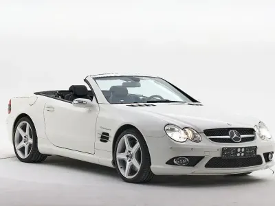 Używany Mercedes SL55 AMG AMG 517 KM (380 kW) 2006 Biały Kabriolet