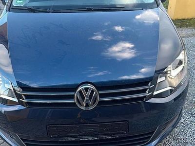 Gebraucht VW Sharan 177 PS (130 kW) 2015 Blau Van / Kleinbus