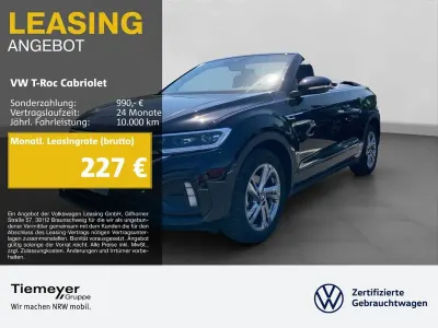 Gebraucht VW T-Roc Cabriolet R-line 150 PS (110 kW) 2025 Schwarz Cabrio