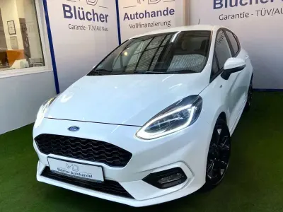 Gebraucht Ford Fiesta ST-Line 101 PS (74 kW) 2018 Weiß Kleinwagen