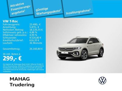 Gebraucht VW T-Roc R-line 110 PS (80 kW) 2024 Grau SUV