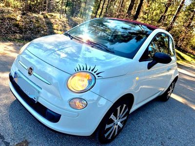 Usata Fiat 500 Lounge 69 CV (50 kW) 2010 Bianco Cabrio