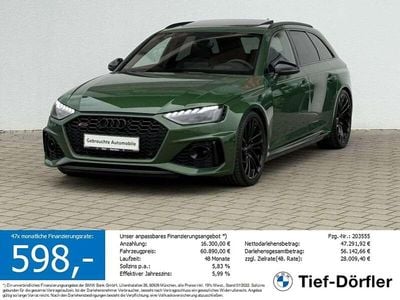 Usata Audi RS4 Sport 450 CV (330 kW) 2022 Verde Station wagon