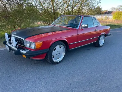 Gebraucht Mercedes 560 227 PS (166 kW) 1989 Rot Cabrio