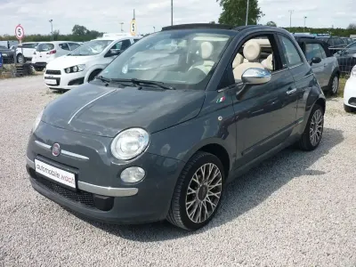 Gebraucht Fiat 500C Pop 69 PS (50 kW) 2012 Grau Cabrio