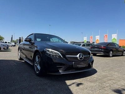 Usata Mercedes C200 AMG line 184 CV (135 kW) 2019 Nero Cabrio