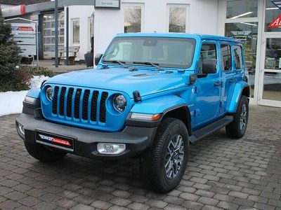 Gebraucht Jeep Wrangler Sahara 381 PS (280 kW) 2023 Blau SUV
