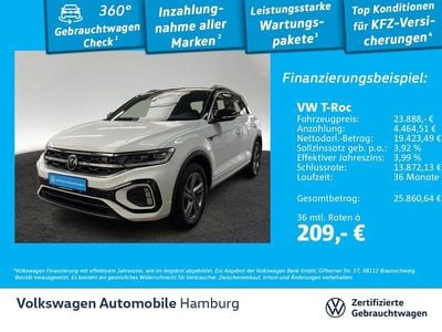 Usata VW T-Roc R-line 110 CV (80 kW) 2023 Bianco SUV