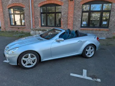 Gebraucht Mercedes SLK350 272 PS (200 kW) 2006 Silber Cabrio