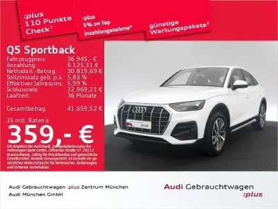 Gebraucht Audi Q5 Sportback Performance 204 PS (150 kW) 2023 Weiß SUV