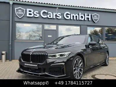 Brugt BMW 750L M Sport 530 HK (389 kW) 2021 Sort Sedan