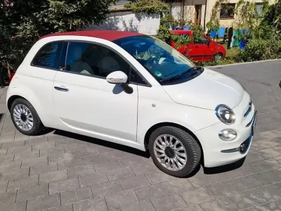Używany Fiat 500C Lounge 69 KM (50 kW) 2016 Biały Kabriolet