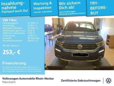 Gebraucht VW T-Roc Active 150 PS (110 kW) 2020 Ravennablau metallic SUV