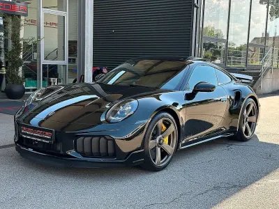 Neu Porsche 911 Turbo S 711 PS (522 kW) 2026 Grün Coupé