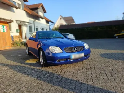 Gebraucht Mercedes SLK200 AMG 136 PS (100 kW) 1999 Blau Cabrio