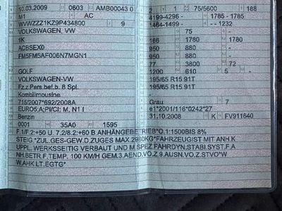 Grau Gebraucht 2009 VW Golf Limousine | 5.500 € (Fairer Preis)