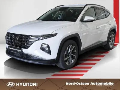 Gebraucht Hyundai Tucson Trend 180 PS (132 kW) 2024 Atlas white / sol SUV