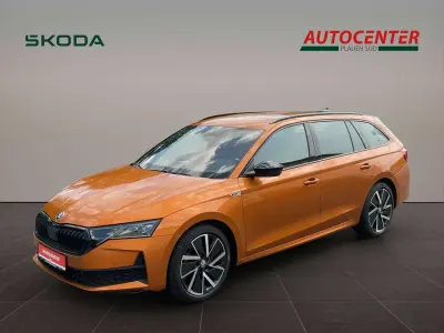 Gebraucht Skoda Octavia SportLine 150 PS (110 kW) 2024 Phoenixorange metallic Kombi