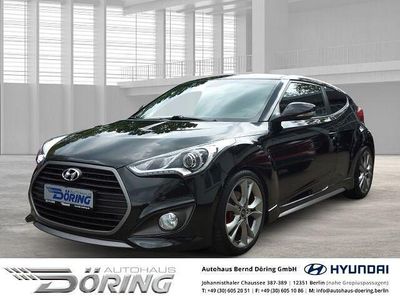 Gebraucht Hyundai Veloster Premium 186 PS (136 kW) 2017 Phantom black / mic (schwarz) Kleinwagen