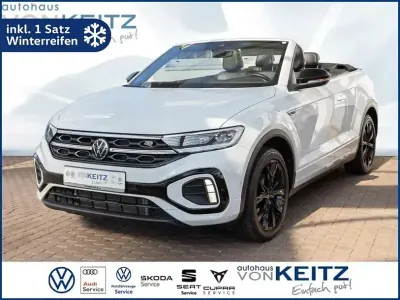 Gebraucht VW T-Roc Cabriolet R-line 150 PS (110 kW) 2023 Weiß Cabrio