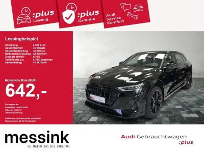 Gebraucht Audi e-tron S-Line 300 kW (408 PS) 2023 Brillantschwarz SUV