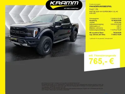 Neu Ford F-150 Raptor 457 PS (336 kW) 2026 Schwarz Pickup
