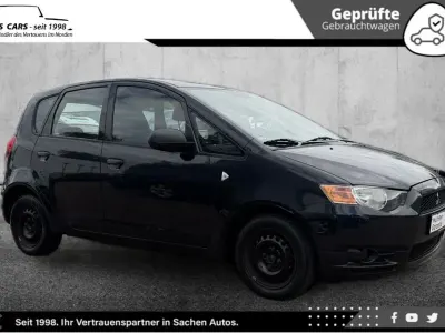 Gebraucht Mitsubishi Colt Inform 95 PS (69 kW) 2009 Schwarz Kleinwagen