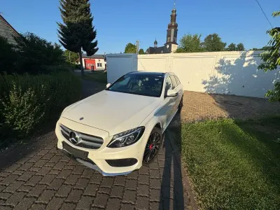 Gebraucht Mercedes C400 AMG line 333 PS (244 kW) 2017 Weiß Limousine
