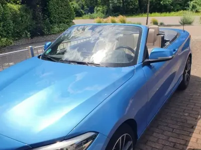 Gebraucht BMW 220 Sport Line 184 PS (135 kW) 2018 Blau Cabrio
