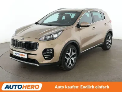 Gebraucht Kia Sportage GT-Line 177 PS (130 kW) 2016 Beige SUV