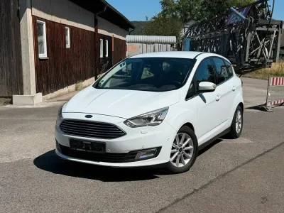 Gebraucht Ford C-MAX Titanium 125 PS (91 kW) 2016 Weiß Van / Kleinbus