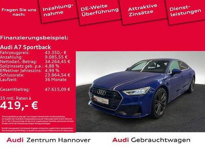 Gebraucht Audi A7 S-Line 286 PS (210 kW) 2022 Ultrablau metallic Kleinwagen