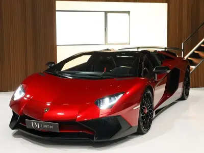 Usata Lamborghini Aventador 751 CV (552 kW) 2016 Rosso Cabrio
