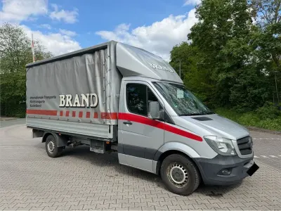 Używany Mercedes Sprinter 163 KM (119 kW) 2017 Srebrny