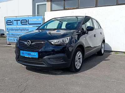 Gebraucht Opel Crossland X Edition 110 PS (80 kW) 2019 Tiefseeblau/darkmoon blue SUV