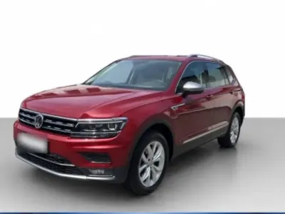 Gebraucht VW Tiguan Allspace Highline 150 PS (110 kW) 2019 Rot SUV