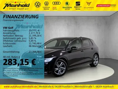 Gebraucht VW Golf VIII R-line 131 PS (96 kW) 2023 Deep black perleffekt Limousine