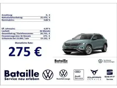 Gebraucht VW T-Roc Style 116 PS (85 kW) 2025 Blau SUV