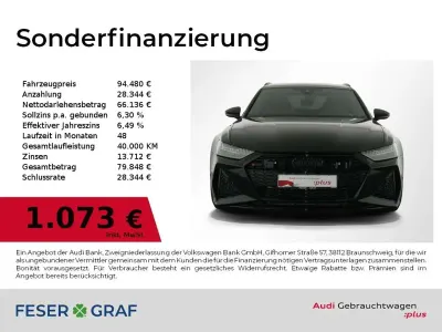 Gebraucht Audi RS6 Ambiente 600 PS (441 kW) 2023 Mythosschwarz metallic Kombi