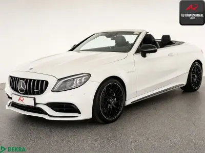 Gebraucht Mercedes C63 AMG AMG 476 PS (350 kW) 2019 Polarweiss Cabrio