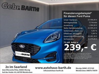 Neu Ford Puma ST-Line 125 PS (91 kW) 2026 Blau SUV