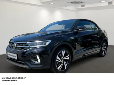 Gebraucht VW T-Roc Cabriolet R-line 150 PS (110 kW) 2022 Schwarz Cabrio