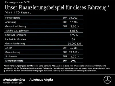 Używany Mercedes Vito 136 KM (100 kW) 2022 Niebieski Van