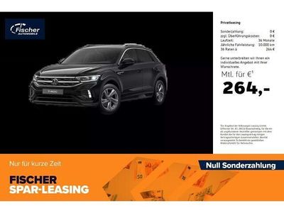 Second-hand VW T-Roc R-line 150 CP (110 kW) 2024 Negru SUV